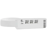 Zebra Z-Band UltraSoft Wristband Cartridge Kit (White) -  175 Labels Per Roll - 6 Rolls Per Box